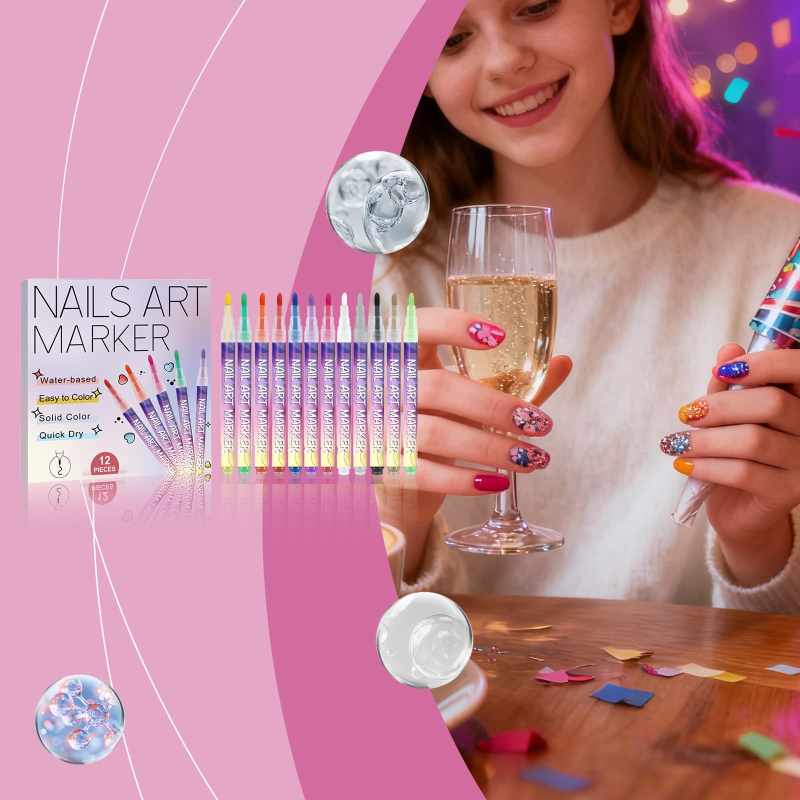 DIY Nail Art Doodle Pen
