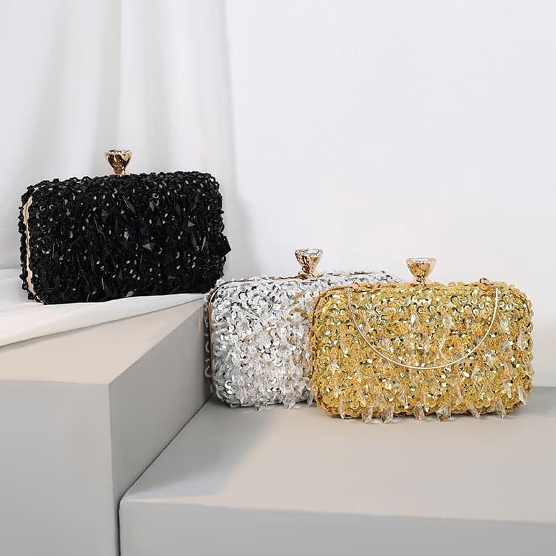 Fashionable Handmade Beaded Handbag For Women