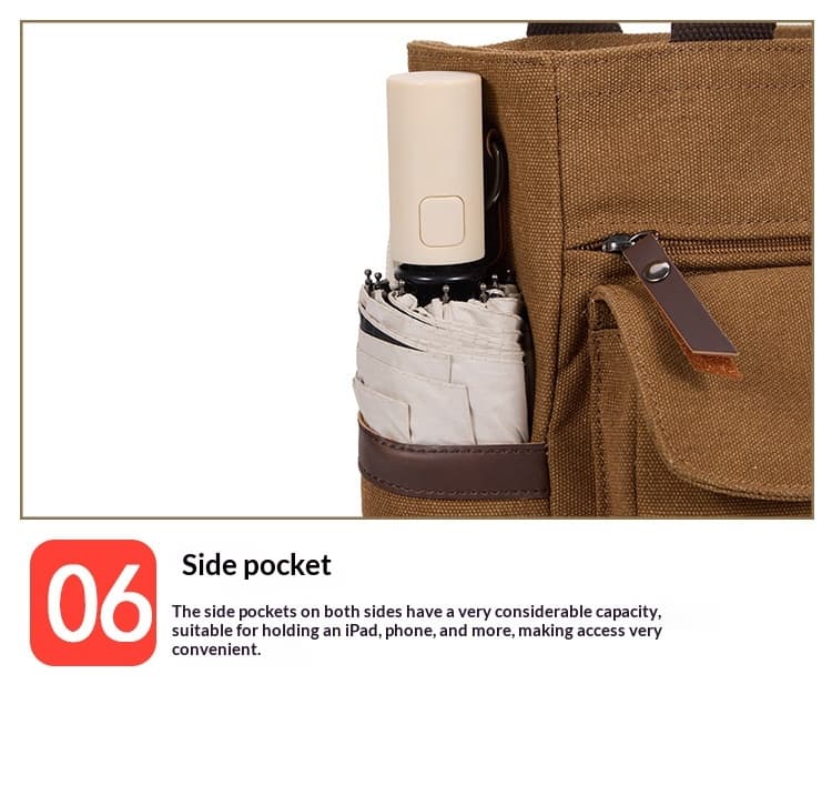 Mens Large-capacity Casual Single-shoulder Crossbody Bag