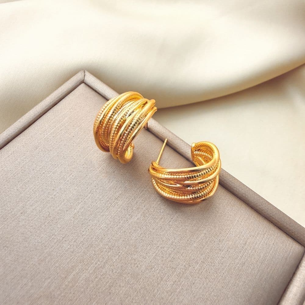 Ear cuffs boule scintillante argent 999, chic & versatile