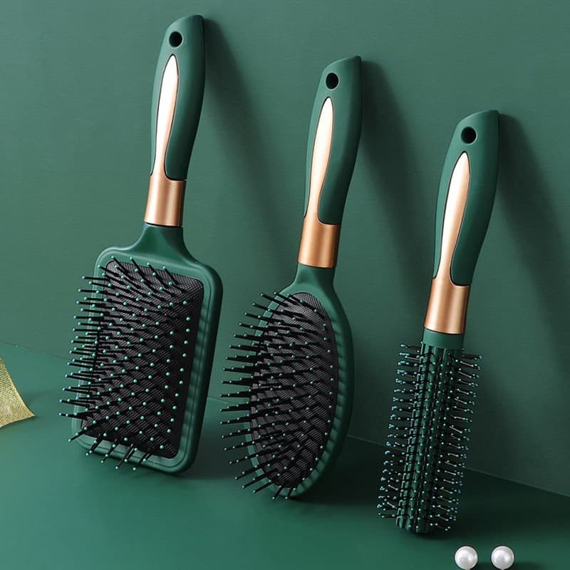 Set de 4 Brosses & Peignes Massantes Pro Salon Femme