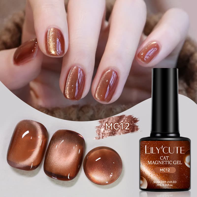 Golden Brown Amber Ruby Cats Eye Glue