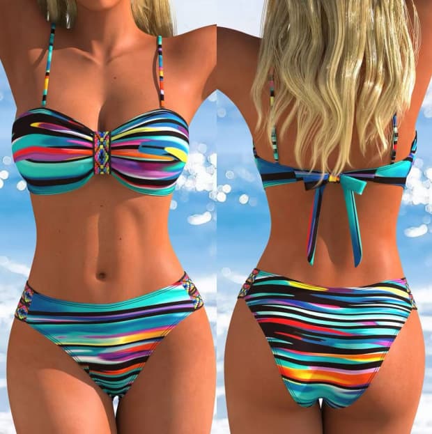 Maillot de Bain 2 Pièces Femme