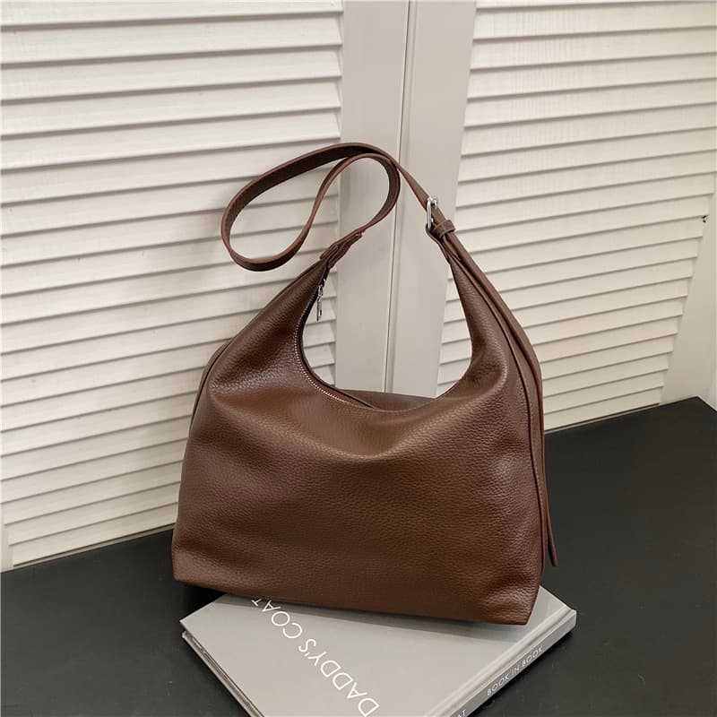 Synthetic Leather Simple Women's Commuter Underarm Crossbody Bag