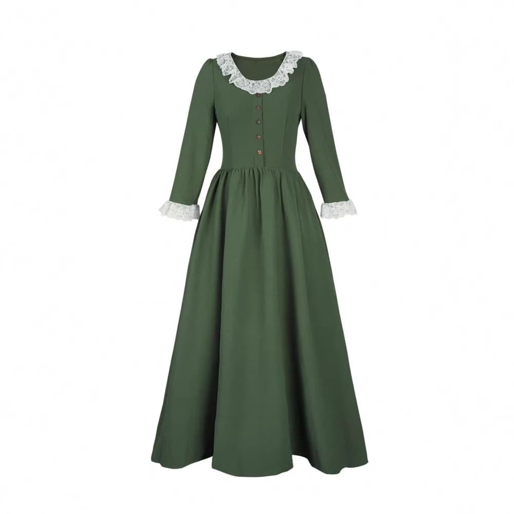Robe longue élégante vintage Renaissance