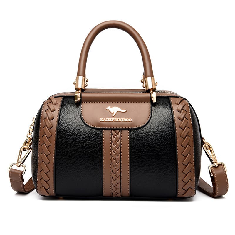 Womens One-shoulder Bag Womens Fashionable Color-block Design