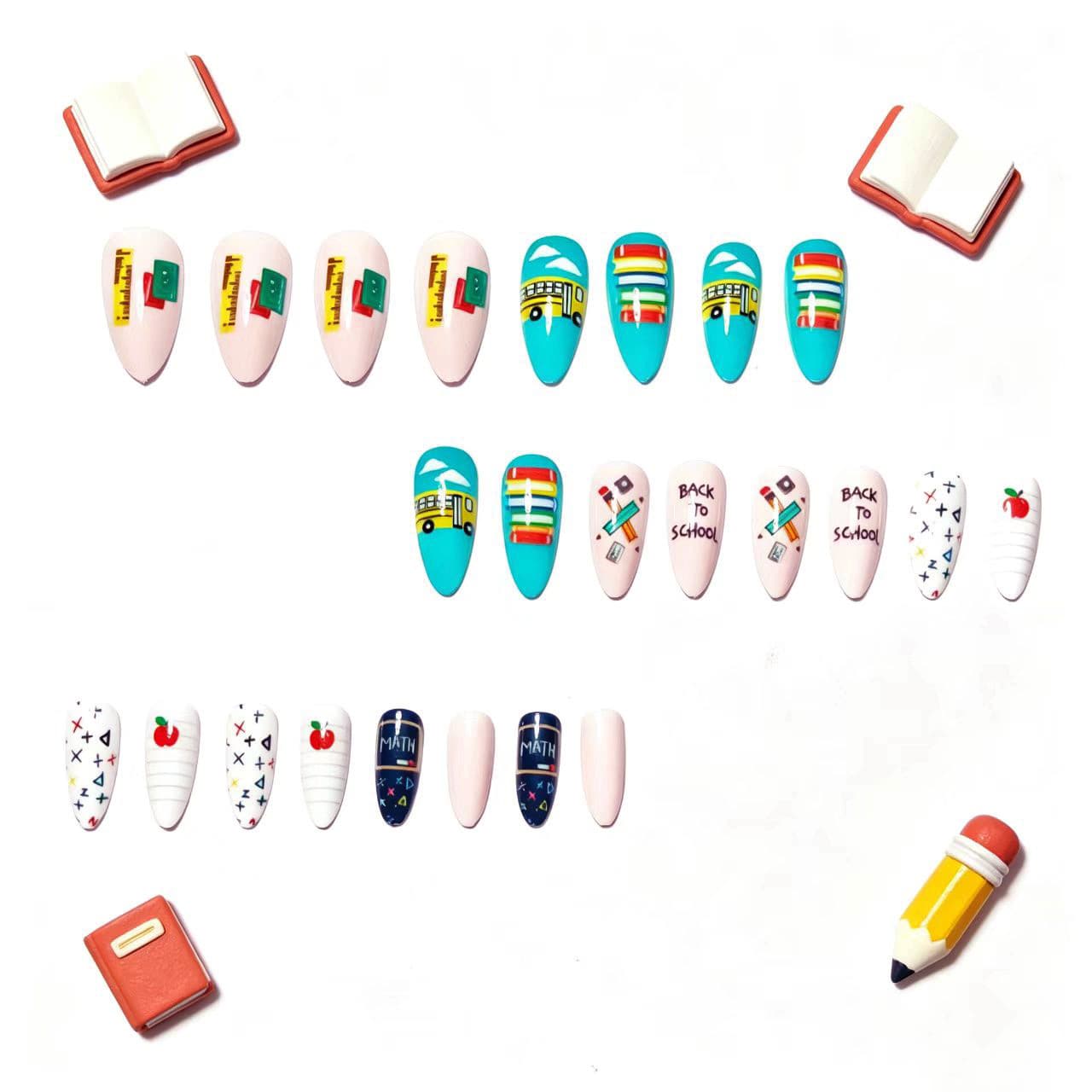New Cartoon-style Cute Nail Stickers