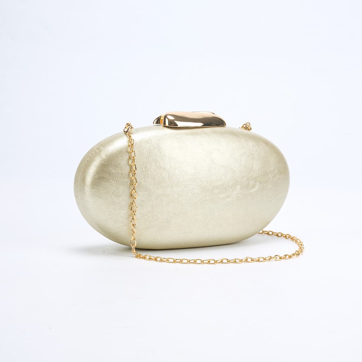 Womens Pearl-Texture Acrylic Ovate Shell Bag