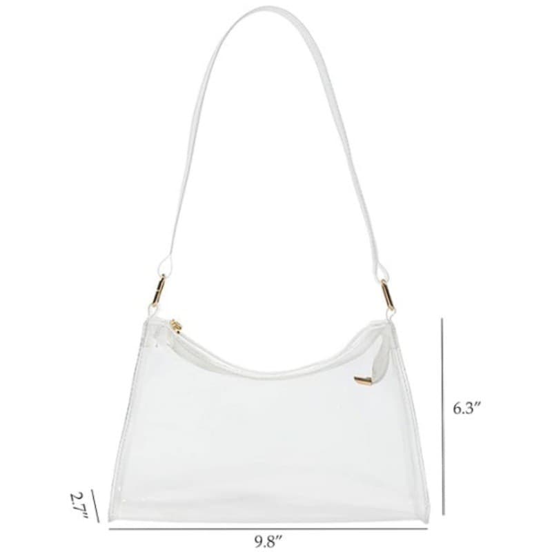Transparent Jelly Bag New Crescent-shaped PVC Bag