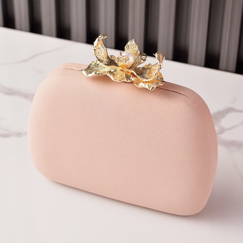Macaron-colored Floral Clutch For Women