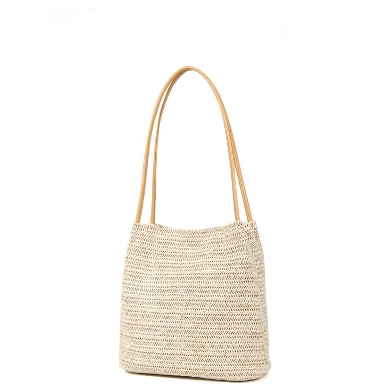 Sac bandoulière en paille casual pour femme