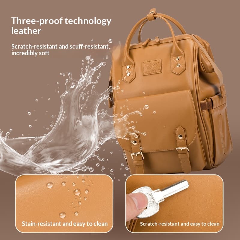 New PU Mummy Bag Waterproof And Oil-resistant Multi-functional